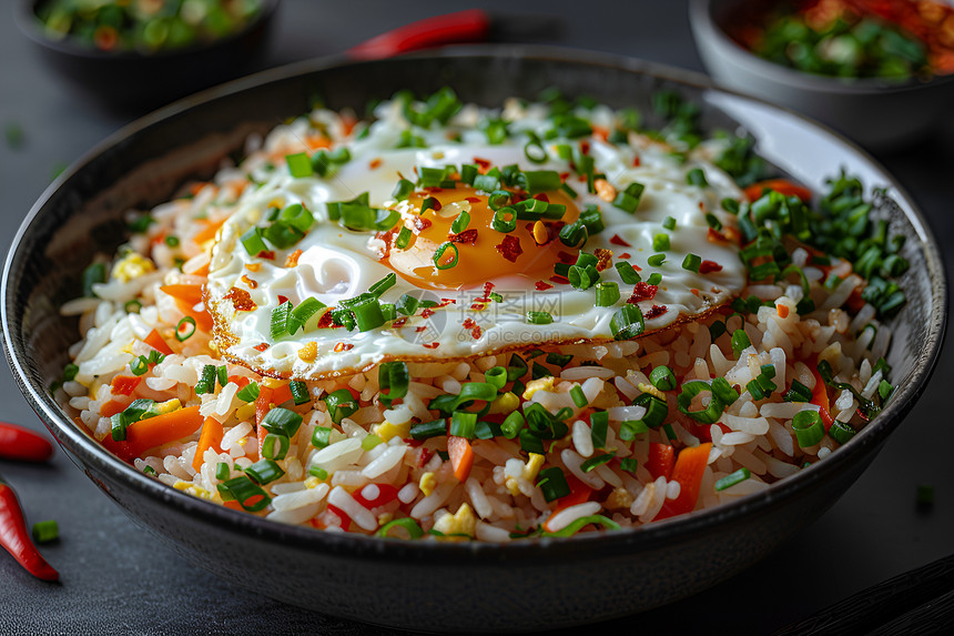 蛋炒饭色香味俱佳图片