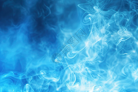 蓝色烟雾背景背景图片