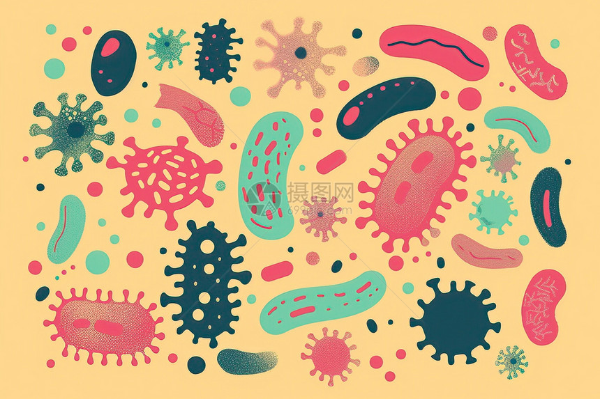 微生物插图图片