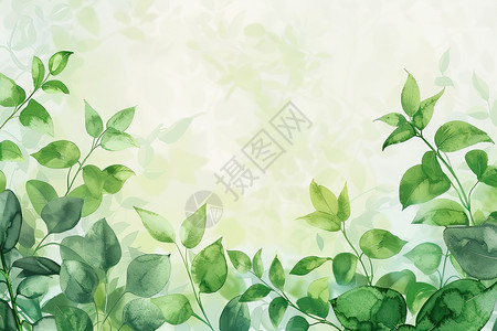 绿色叶子分叶状的高清图片
