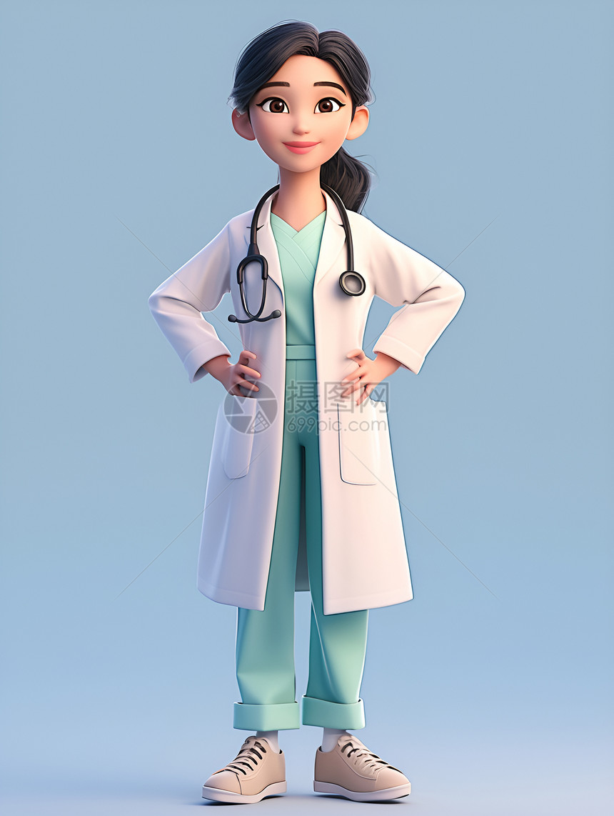 亚洲女性医生角色图片