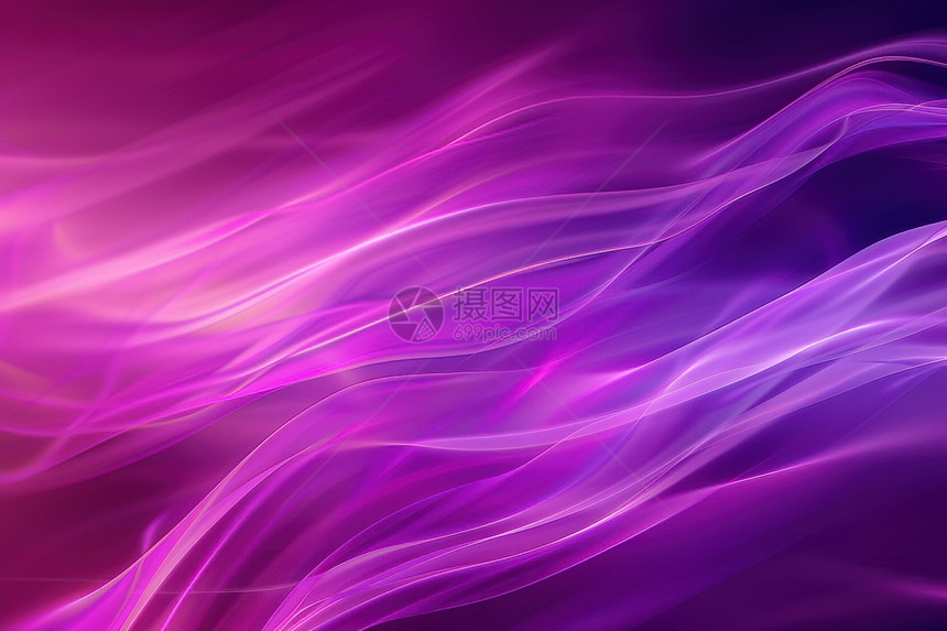 紫色和粉色的背景上有波浪线图片