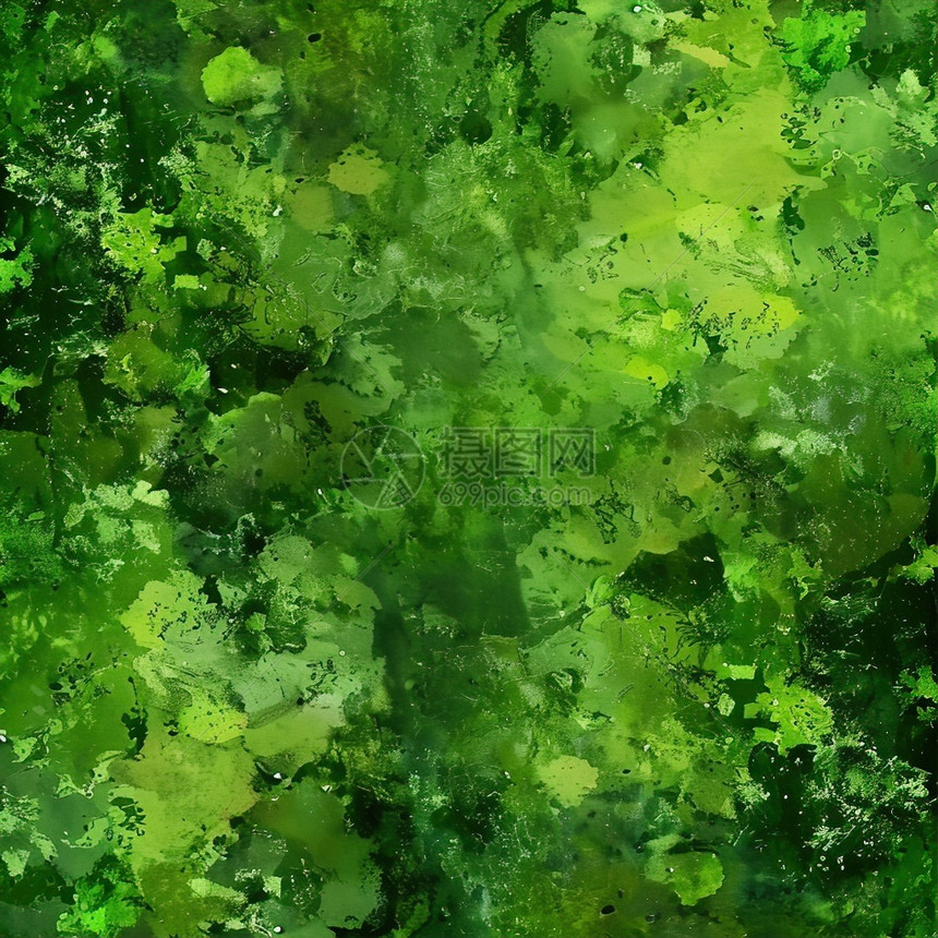 绿叶茂盛的绿色背景图片