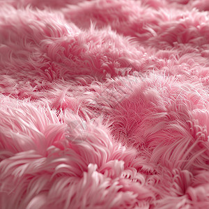 柔软的粉色毛毯高清图片