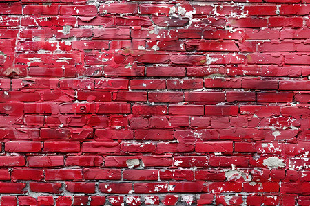 红色砖墙红色的砖墙建筑物插画