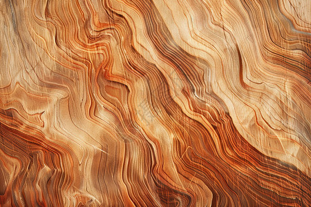 木纹板材树干上的纹路插画