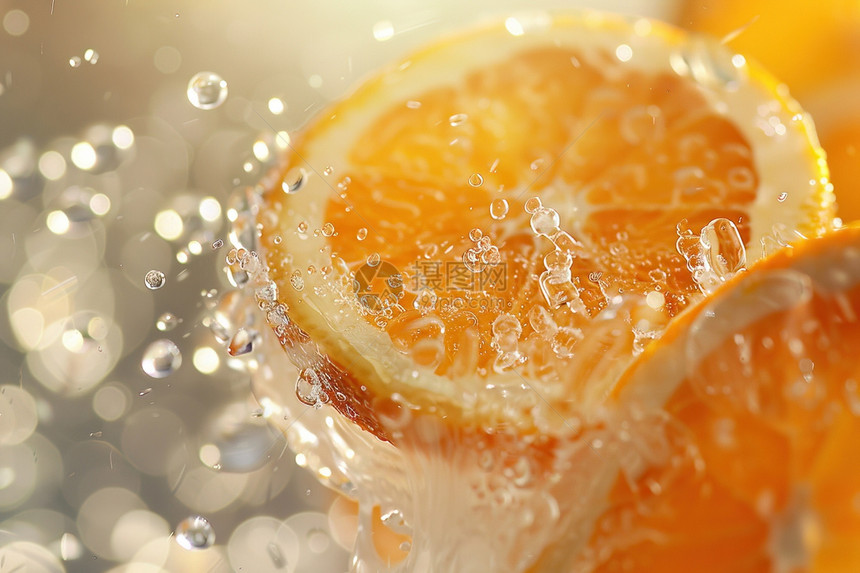 健康多汁的橙子图片