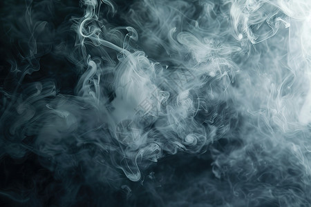 梦幻烟雾龙抬头背景中的抽象烟雾设计图片