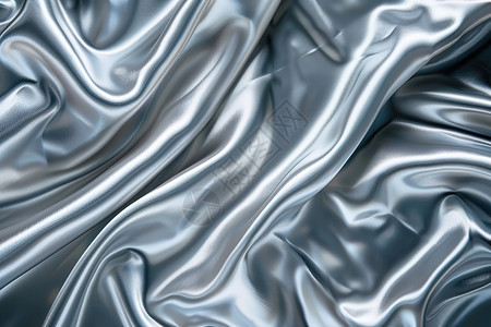 面料结构图美观的银色纺织物背景
