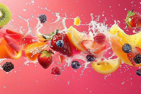 香甜多汁可口多汁的浆果设计图片