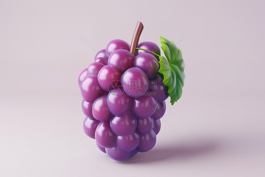 紫色的葡萄图片