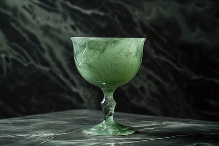 翡翠png石头桌子上的杯子背景