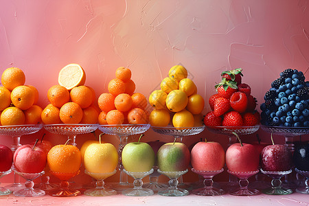 盘子里的水果背景图片