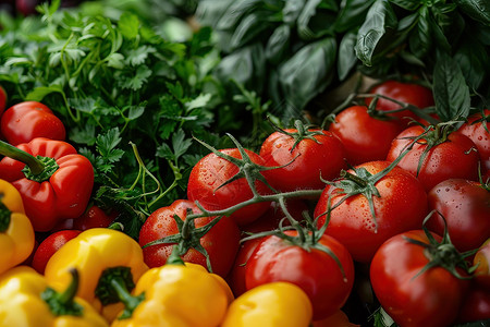 彩色蔬果西红柿蔬菜高清图片