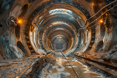隧道完成前的样子高清图片