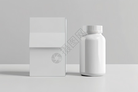 白瓶子图片白色的药瓶背景