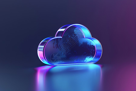 云朵形对话框蓝色的云形物体设计图片