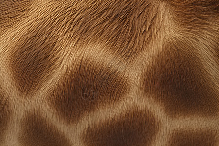 毛长颈鹿的斑纹背景
