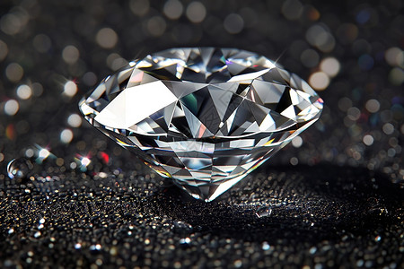 钻石logo钻石耀眼闪耀背景