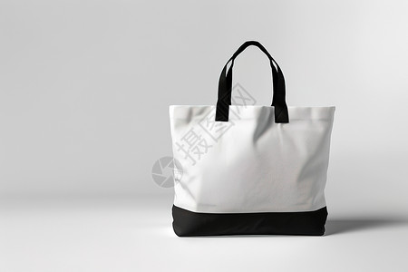 白色包包黑白色的手提包背景