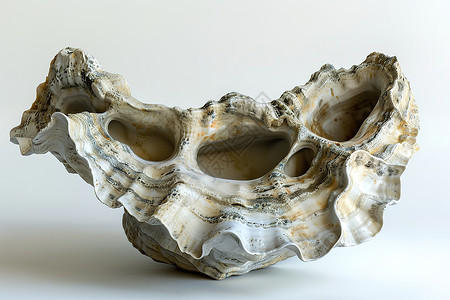 贝壳设计素材创意贝壳雕塑背景