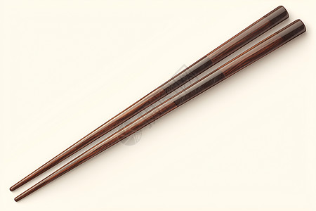 木质筷子一双筷子插画