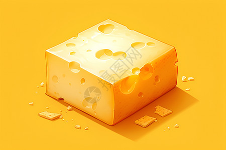 金黄的奶酪背景图片