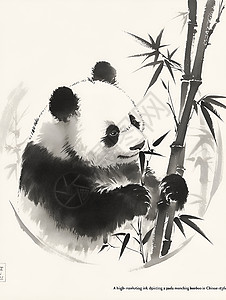 熊猫吃竹叶吃竹叶的熊猫高清图片