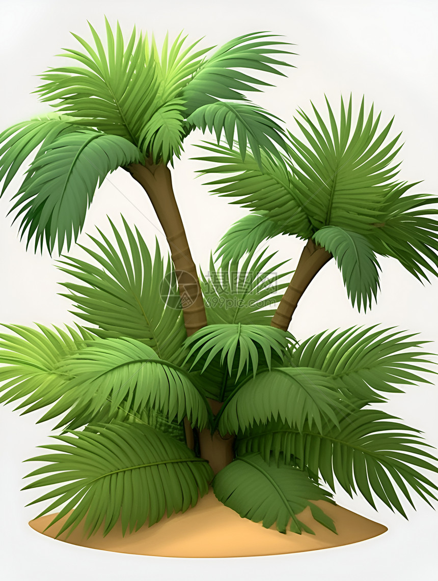 设计的棕榈树图片