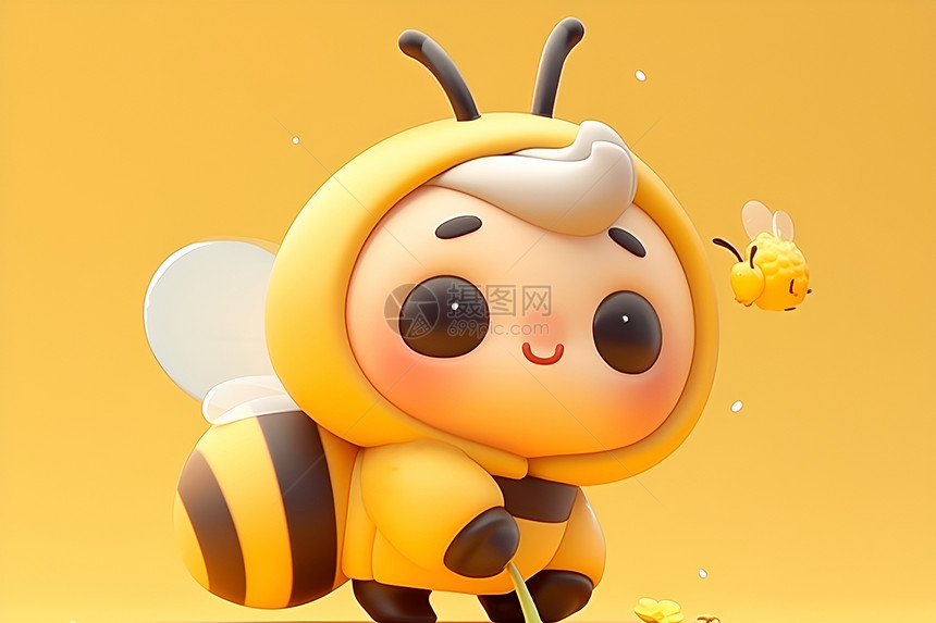 甜蜜小蜜蜂图片