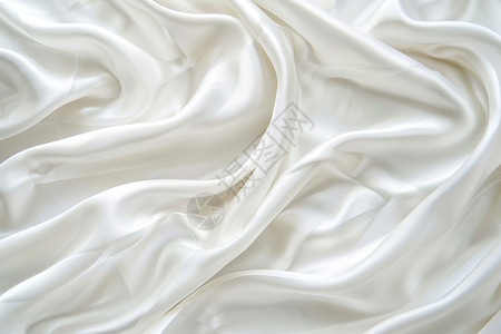 波浪纹素材白色的织物背景