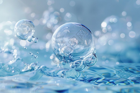 透明水泡漂亮的水泡设计图片