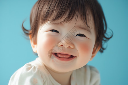 微笑幸福的幸福的婴儿背景