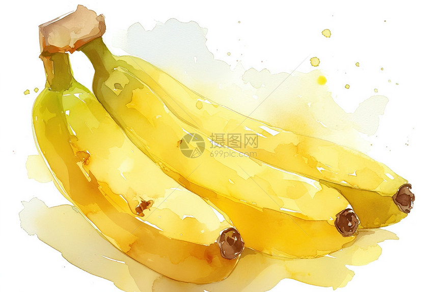 美味新鲜的香蕉图片