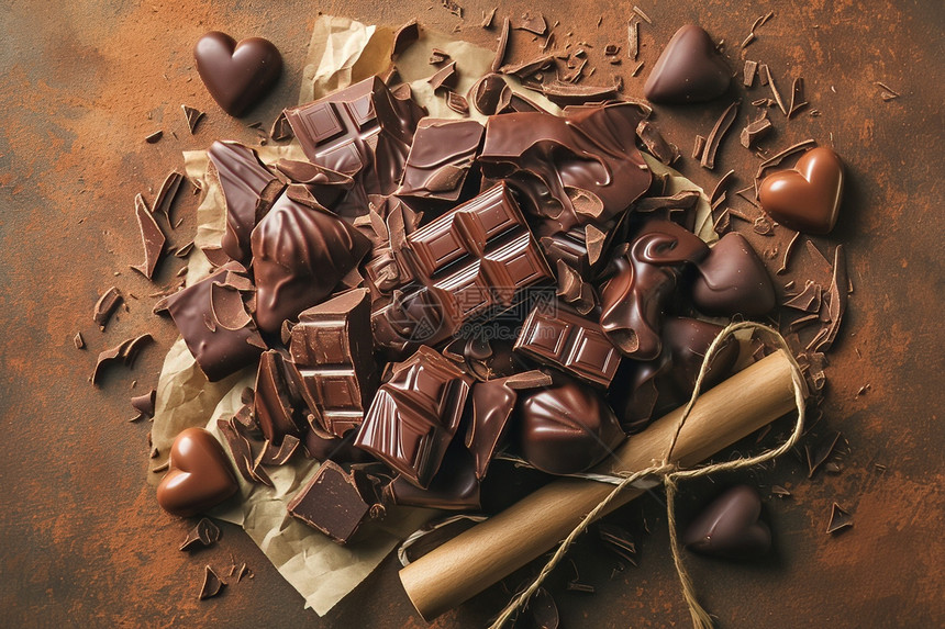 美味甜蜜的巧克力图片