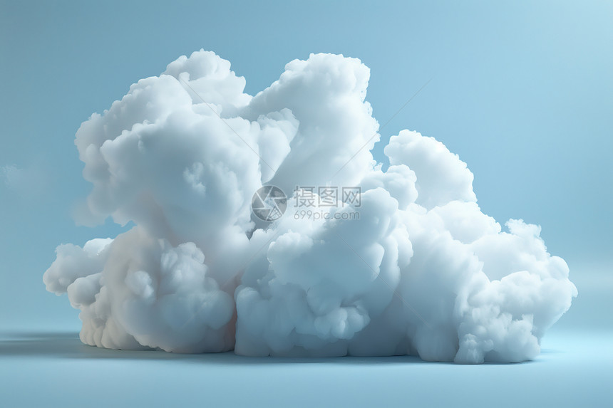 展示的白色云朵图片