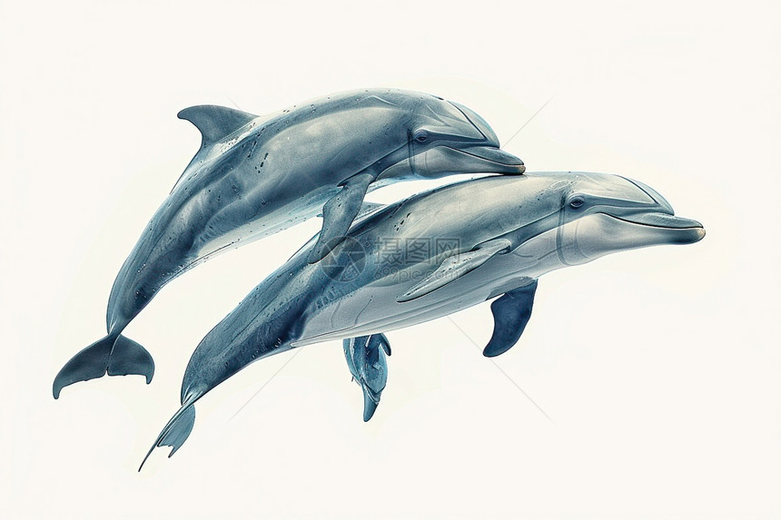 可爱活泼的海豚图片