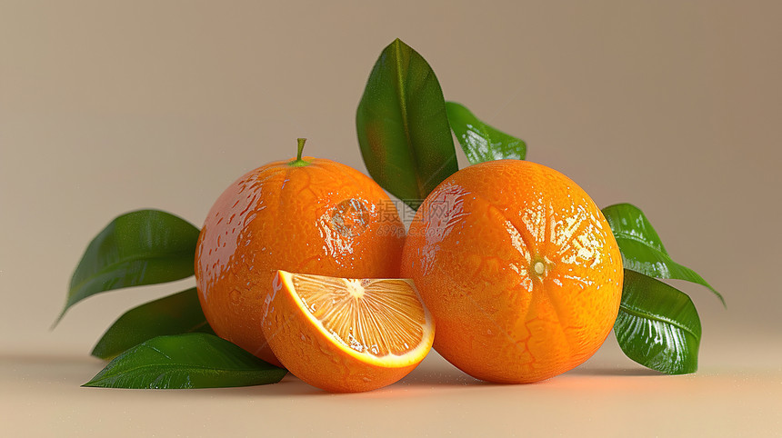 果香清幽的橙子图片