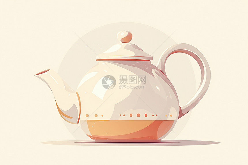 一只茶壶图片