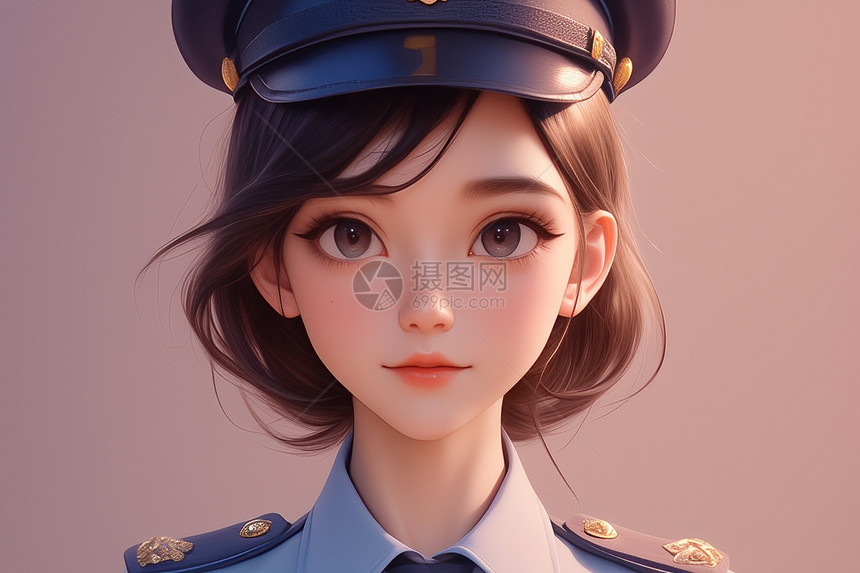 女警察的角色图片