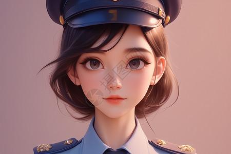 女警察的角色背景图片