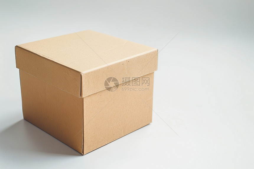 简洁的纸盒包装图片