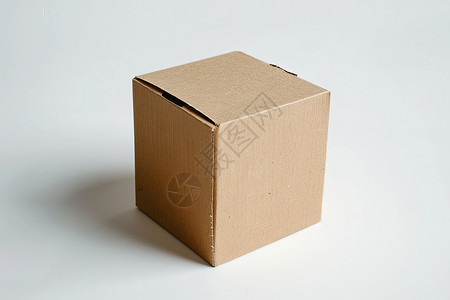 样机纸盒空白背景上的纸盒背景