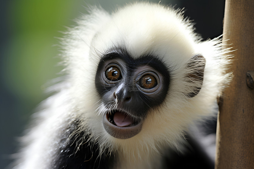 猴子惊讶的表情图片
