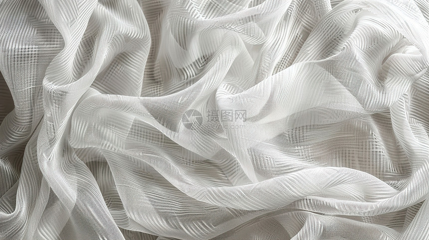 白色的纺织物图片