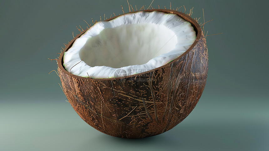 半个椰子图片