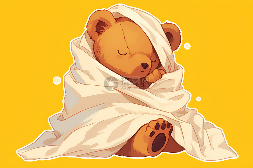 可爱温暖的棕色泰迪熊图片