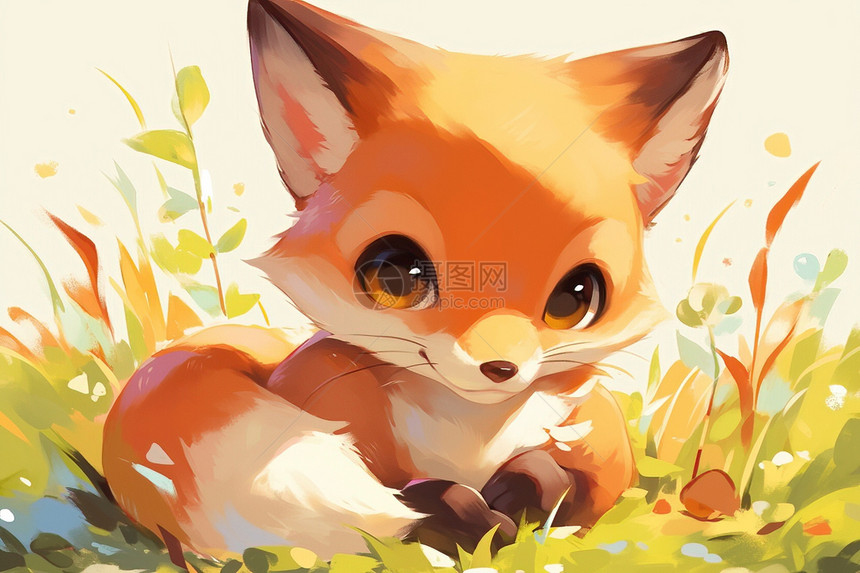 可爱的小狐狸图片