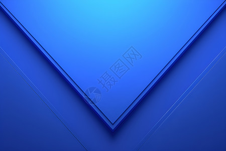 纯色桌面背景蓝色三角形与纯色背景插画
