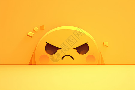 FACEBOOK表情符号悲伤脸表情符号插画